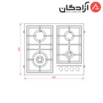 اجاق گاز کن مدل IS6401 - Image 3