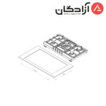 اجاق گاز کن مدل ISD505 - Image 2