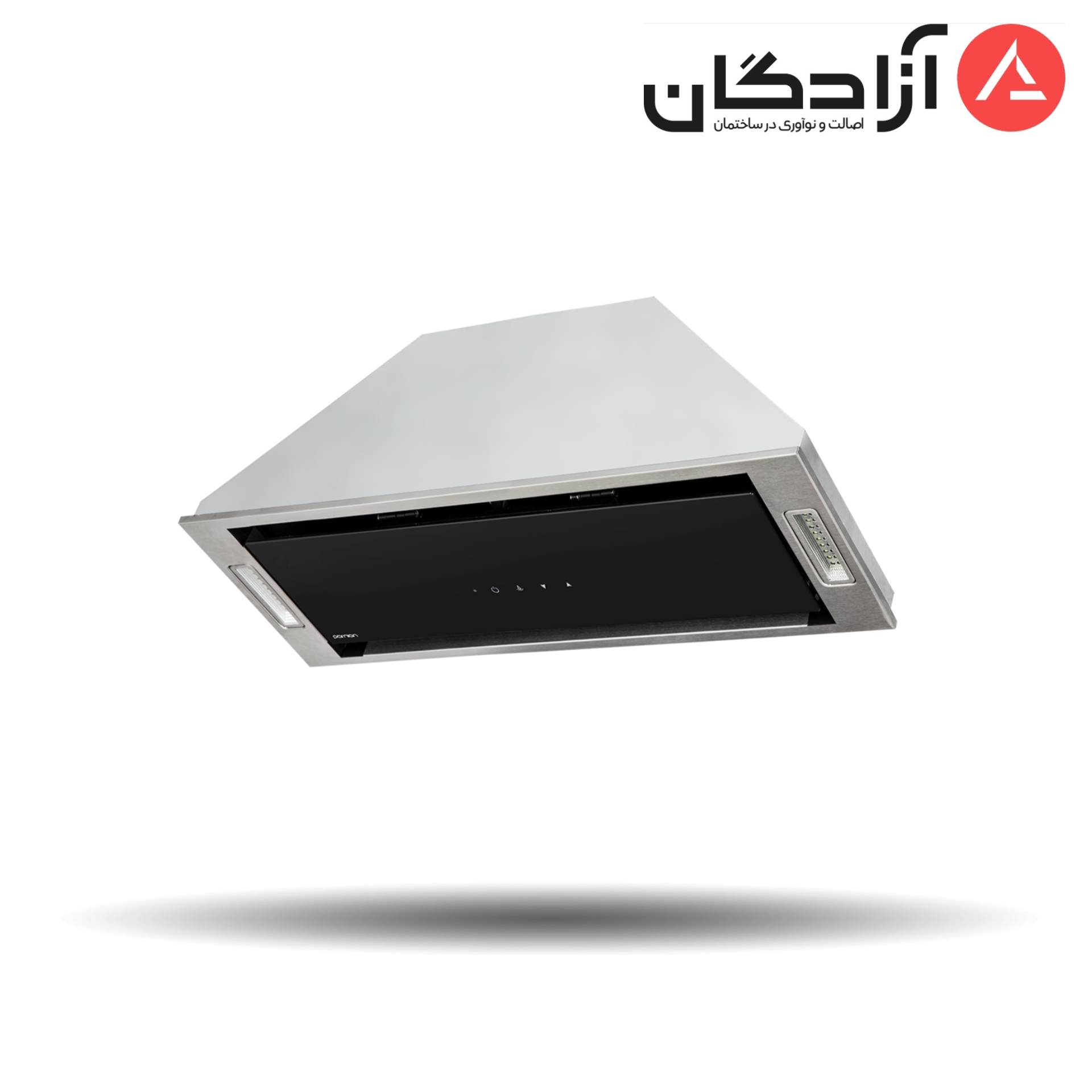 PH4704 هود شیشه ای پرنیان استیل مدل PH4704
