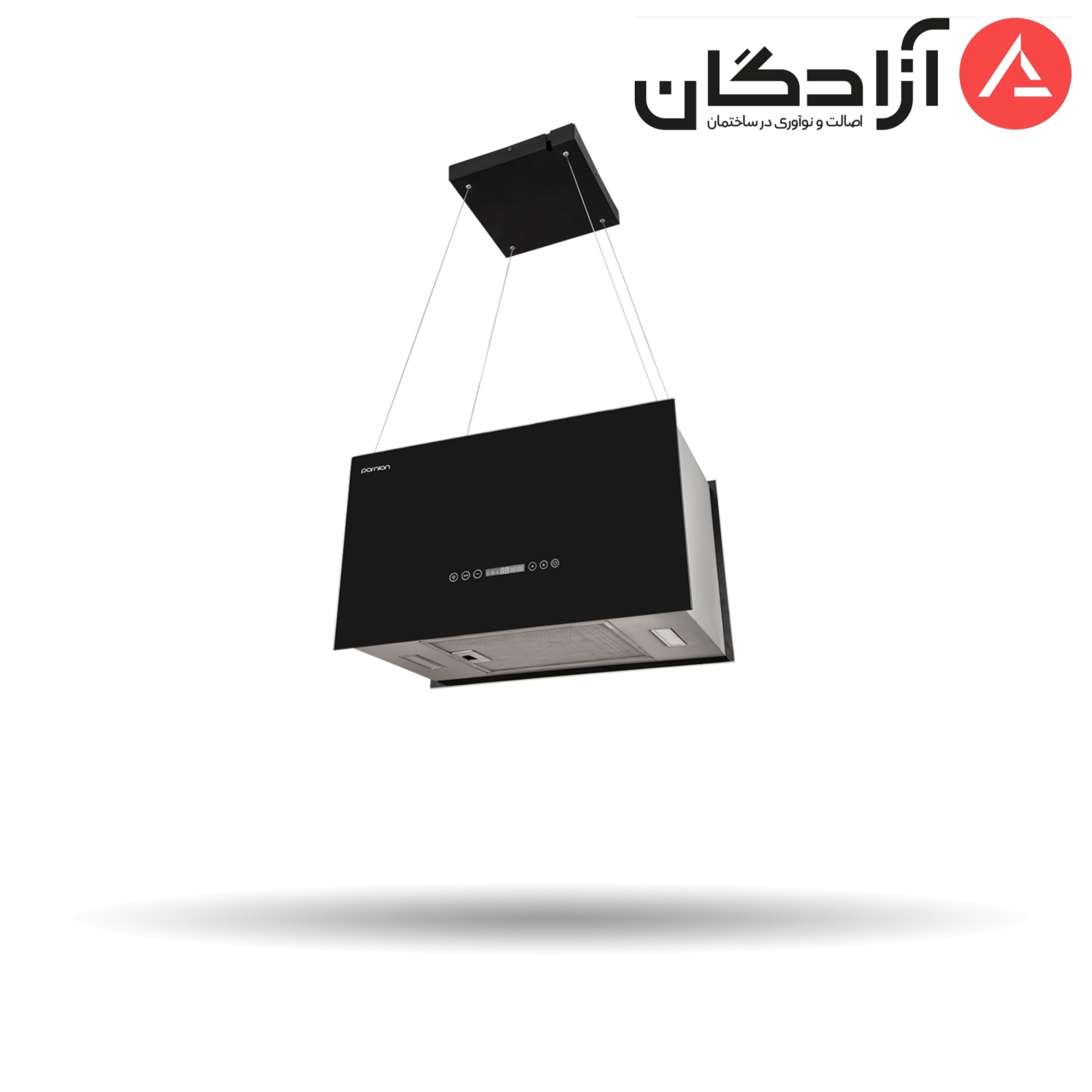 PH6601 هود شیشه ای پرنیان استیل مدل PH6601