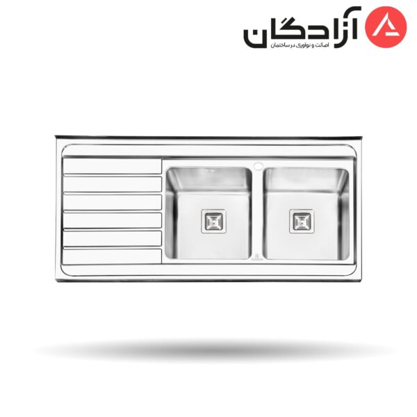 سینک فانتزی روکار پرنیان استیل مدل PS1114