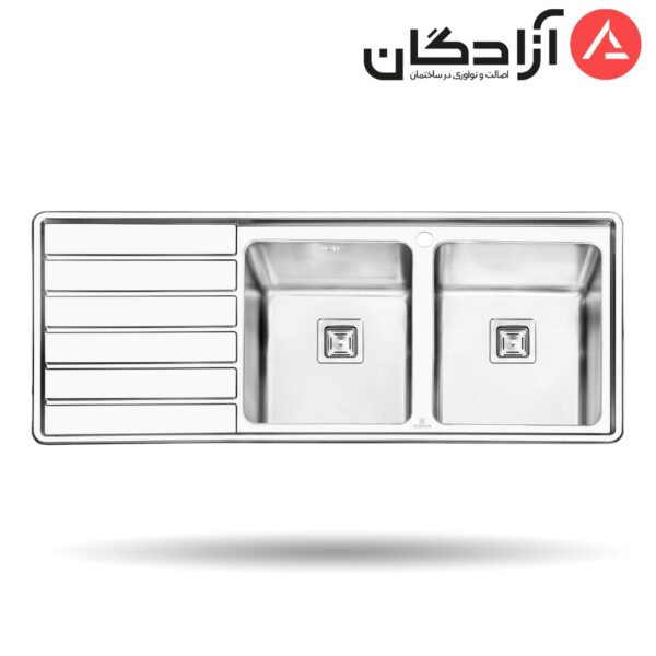 سینک فانتزی توکار پرنیان استیل مدل PS1214