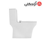توالت فرنگی شیردار چینی کرد مدل لیندا - Image 4