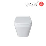 توالت فرنگی وال هنگ چینی کرد مدل آرتا شیردار - Image 2