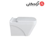 توالت فرنگی وال هنگ چینی کرد مدل آرتا شیردار - Image 3