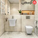 توالت فرنگی وال هنگ چینی کرد مدل آرتا شیردار - Image 6