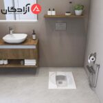 توالت ایرانی چینی کرد مدل فلوریا بدون ریم - Image 3