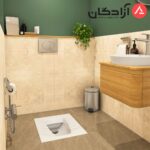 توالت ایرانی چینی کرد مدل آوینا بدون ریم - Image 3