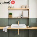روشویی روکابینتی چینی کرد مدل آزالیا 60 - Image 5