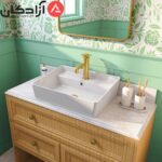 روشویی روکابینتی چینی کرد مدل ورونیا 50 - Image 5