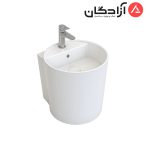 روشویی دیواری چینی کرد مدل آوینا
