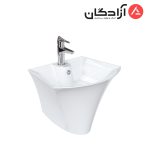 روشویی دیواری چینی کرد مدل آرین