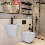 روشویی دیواری چینی کرد مدل لیندا - Image 5