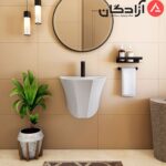 روشویی دیواری چینی کرد مدل لیندا - Image 6