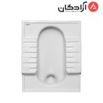 توالت زمینی مروارید مدل نگین