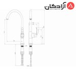 شیر ظرفشویی شودر مدل کلاسیک - Image 2