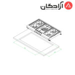 اجاق گاز کن مدل RECO - Image 2
