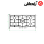 اجاق گاز کن مدل RECO - Image 3