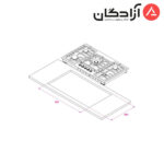 اجاق گاز کن مدل S518 - Image 2