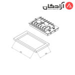 اجاق گاز کن مدل Camer - Image 2
