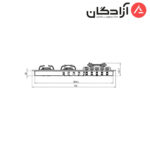 اجاق گاز کن مدل پاردیک راست PARDYC R - Image 4