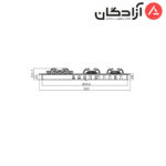 اجاق گاز کن مدل پاردیک چپ PARDYC L - Image 4