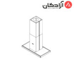 هود T شکل کن مدل 1430 مشکی - Image 2