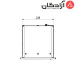 هود مخفی کن مدل آرتیما ARTIMA 1 استیل - Image 5