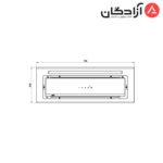 هود مخفی کن مدل آرتیما ARTIMA 10 مشکی - Image 2