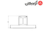 هود مخفی کن مدل آرتیما ARTIMA 10 مشکی - Image 3