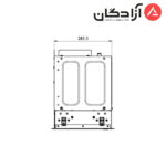 هود مخفی کن مدل آرتیما ARTIMA 10 مشکی - Image 4