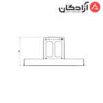 هود مخفی کن مدل آرتیما ARTIMA 12 مشکی - Image 3