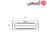 هود مخفی کن مدل آرتیما ARTIMA 13 مشکی - Image 2