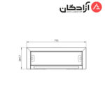 هود مخفی کن مدل آرتیما ARTIMA 14 استیل - Image 2