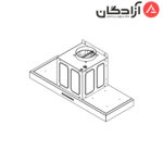 هود مخفی کن مدل آرتیما ARTIMA 14 استیل - Image 4