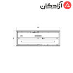 هود مخفی کن مدل آرتیما ARTIMA 6 - Image 2