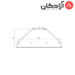 هود مخفی کن مدل آرتیما ARTIMA 7 نقره‌ای - Image 3
