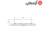 هود مخفی کن مدل آرتیما ARTIMA 8 مشکی - Image 3