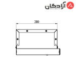 هود مخفی کن مدل آرتیما ARTIMA 8 مشکی - Image 4