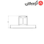 هود مخفی کن مدل آرتیما ARTIMA 9 مشکی - Image 3