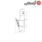 هود مورب کن مدل اطلس ATLAS مشکی - Image 4