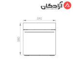فر برقی توکار کن مدل E6596 - Image 2