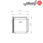 فر برقی توکار کن مدل E6597 - Image 4