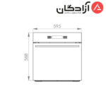 فر برقی توکار کن مدل E6597M - Image 2