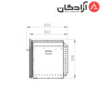 فر برقی توکار کن مدل E6597M - Image 5