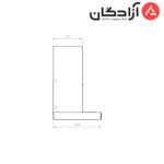 هود T شکل کن مدل G1470 سفید - Image 3