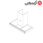 هود T شکل کن مدل G1470 مشکی - Image 4