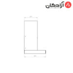 هود T شکل کن مدل G1470 مشکی - Image 6