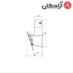 هود مورب کن مدل پاردیک سنسوردار PARDYC - Image 4