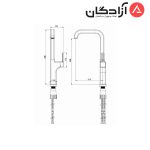 شیر آشپزخانه شودر مدل میشل - Image 2